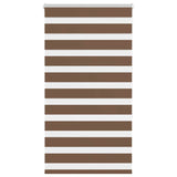 Vidaxl Zebra Roller Slepa 80x150 cm Širina prahu 75,9 cm poliestrska rjava