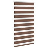 Vidaxl Zebra Roller Slepa 80x150 cm Širina prahu 75,9 cm poliestrska rjava
