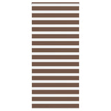 Vidaxl Zebra roller blind 115x200 cm dust width 110.9 cm polyester brown