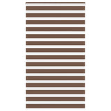 Vidaxl Zebra roller blind 125x200 cm Fabric width 120.9 cm polyester brown