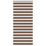 Vidaxl Zebra roller blind 105x230 cm Fabric width 100.9 cm polyester brown