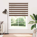 Vidaxl Zebra Roller Slepa 160x230 cm Širina tkanine 155,9 cm poliestrska rjava