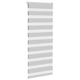 Vidaxl Zebra roller blind 60x100 cm dust width 55.9 cm light gray