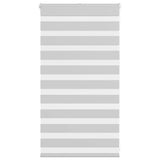 Vidaxl Zebra roller blind 90x100 cm fabric width 85.9 cm light gray