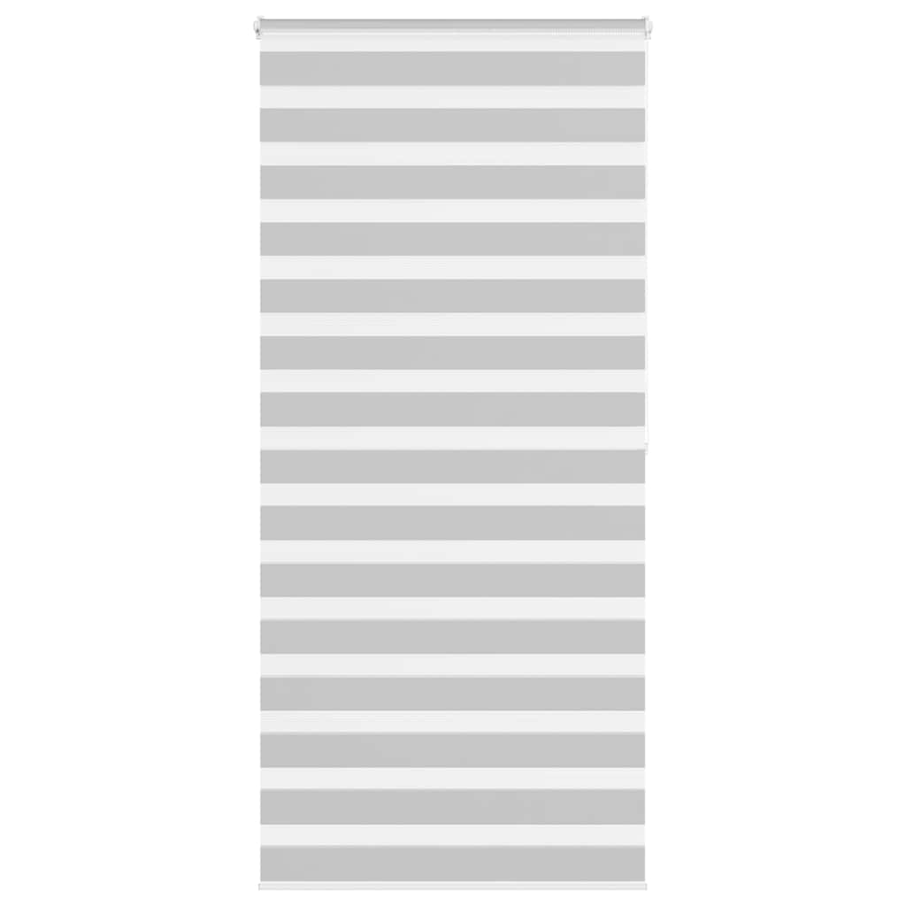 Vidaxl zebra válcový slepý 95x200 cm šířka tkaniny 90,9 cm světle šedá