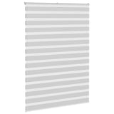 Vidaxl Zebra roller blind 160x200 cm Fabric width 155.9 cm light gray