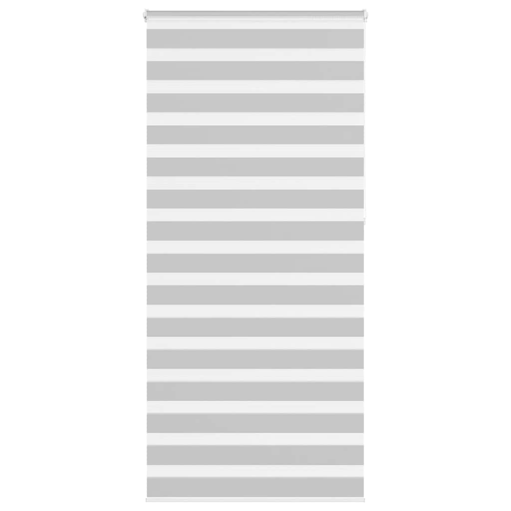 Vidaxl Zebra roller blind 105x230 cm fabric width 100.9 cm light gray