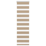 Vidaxl Zebra Blind 40x150 cm Szerokość pyłu 35,9 cm poliestrowy piasek brązowy