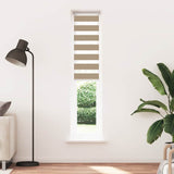 Vidaxl Zebra Slepa 45x200 cm širina prahu 40,9 cm poliestrski pesek rjava