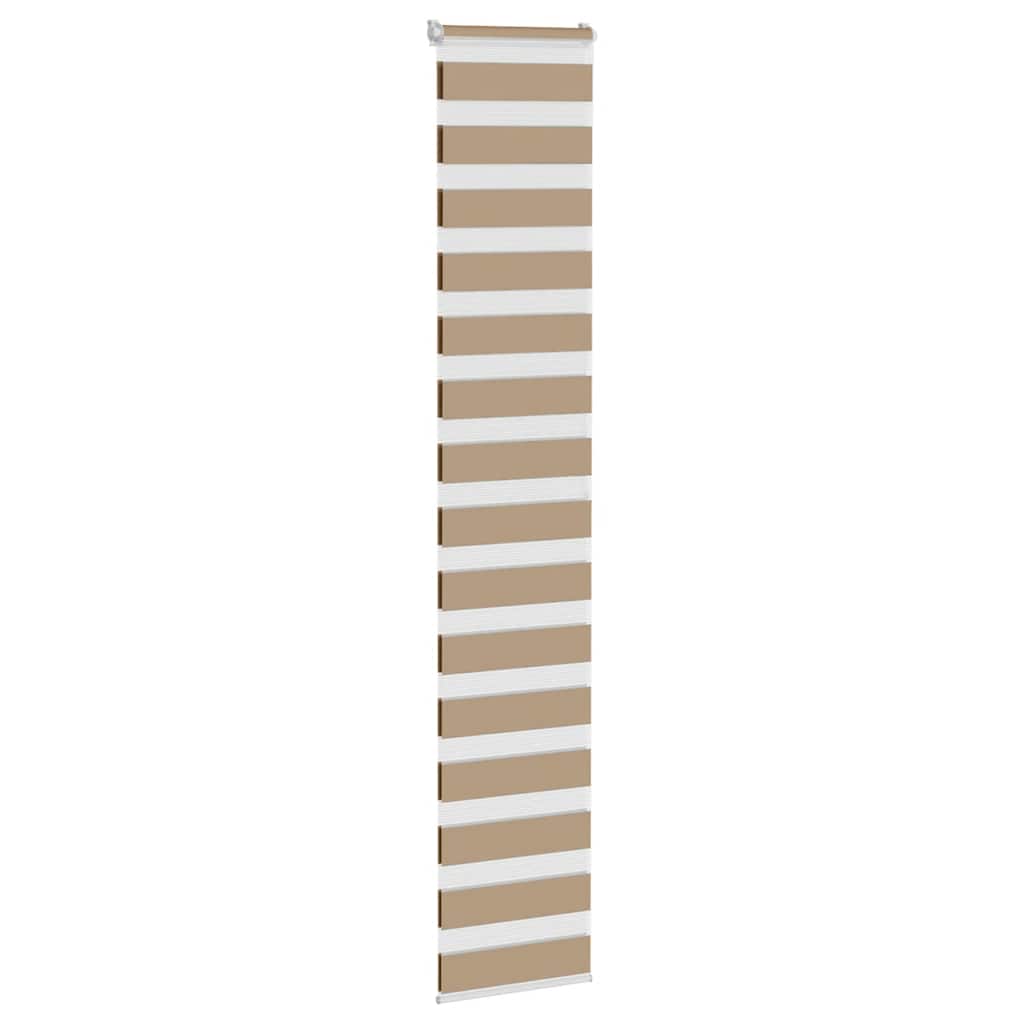 Vidaxl Zebra Slepa 45x200 cm širina prahu 40,9 cm poliestrski pesek rjava