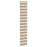Vidaxl Zebra Slepa 45x200 cm širina prahu 40,9 cm poliestrski pesek rjava