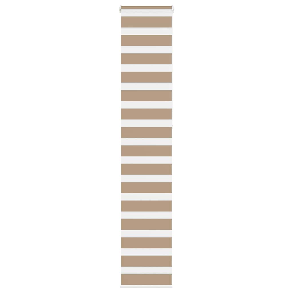 Vidaxl Zebra Blind 50x230 cm dust width 55.9 cm Polyester sand brown