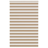 Vidaxl Zebra Blind 145x230 cm dust width 140.9 cm Polyester sand brown
