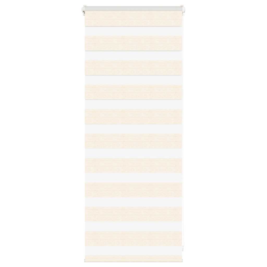 Vidaxl zebra rullo cieco 60x100 cm di larghezza della polvere marmo beige 55,9 cm