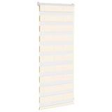 Vidaxl zebra rullo cieco 60x100 cm di larghezza della polvere marmo beige 55,9 cm