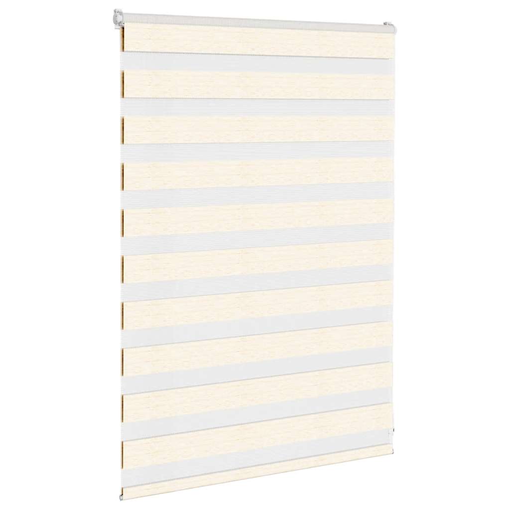 Vidaxl Zebra roller blind 100x100 cm dust width 95.9 cm Marmerbeige