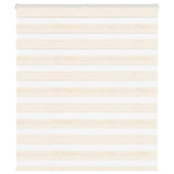 Vidaxl Zebra roller blind 135x100 cm dust width 130.9 cm Marmerbeige