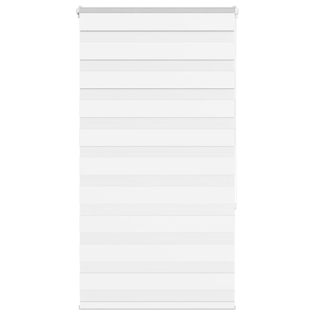 Vidaxl Zebra roller blind 85x150 cm dust width 80.9 cm Polyester white