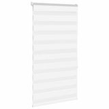 Vidaxl Zebra roller blind 85x150 cm dust width 80.9 cm Polyester white