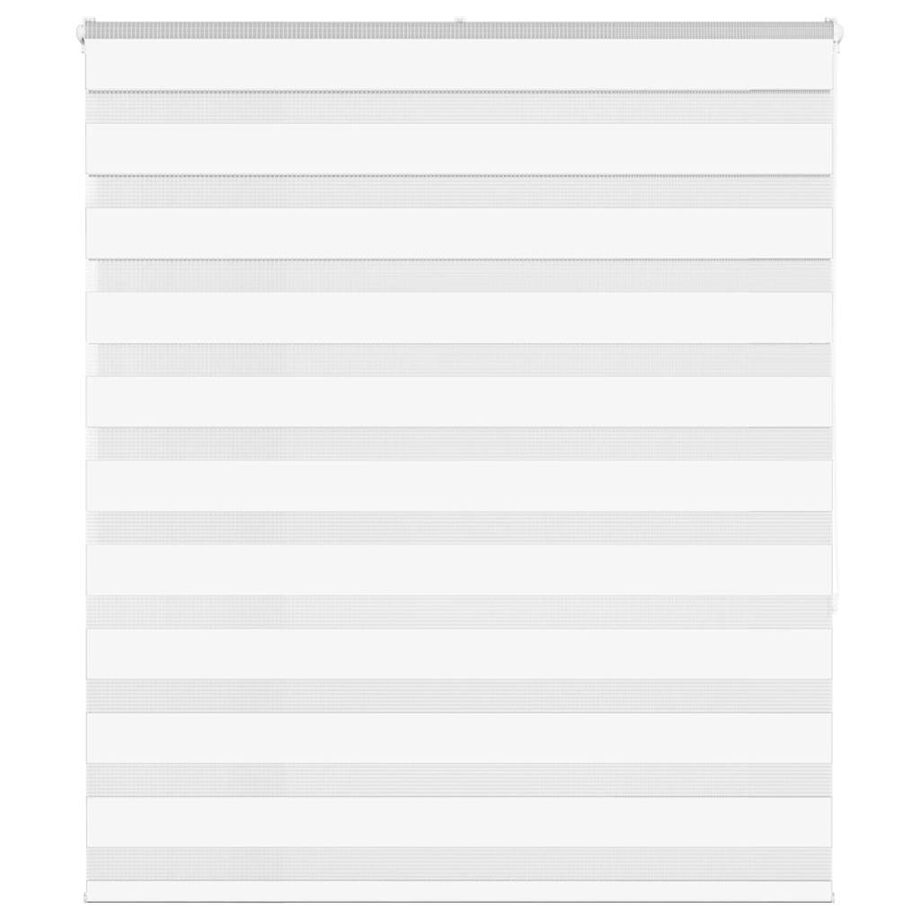 Vidaxl Zebra roller blind 120x150 cm dust width 115.9 cm polyester white