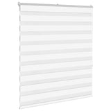 Vidaxl Zebra roller blind 120x150 cm dust width 115.9 cm polyester white