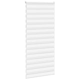Vidaxl Zebra roller blind 95x200 cm dust width 90.9 cm Polyester White