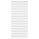 Vidaxl zebra válcový slepý 100x200 cm Šířka prachu 95,9 cm polyester bílá