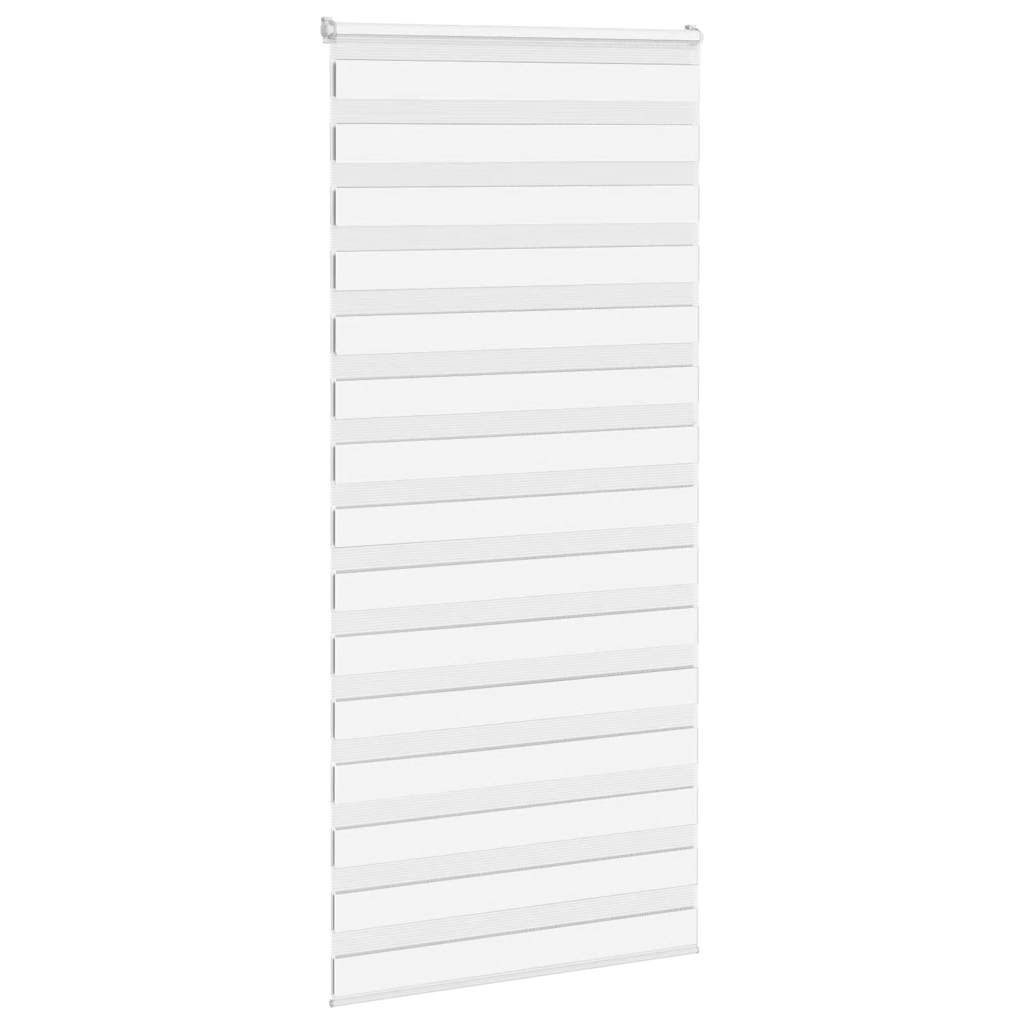 Vidaxl Zebra roller blind 100x200 cm dust width 95.9 cm Polyester White