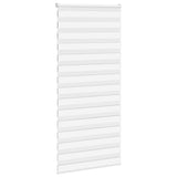 Vidaxl Zebra roller blind 100x200 cm dust width 95.9 cm Polyester White