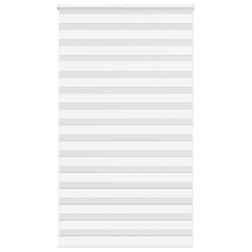Vidaxl Zebra roller blind 125x200 cm Fabric width 120.9 cm Polyester White
