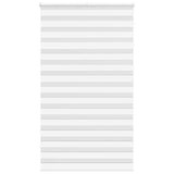 Vidaxl Zebra roller blind 125x200 cm Fabric width 120.9 cm Polyester White