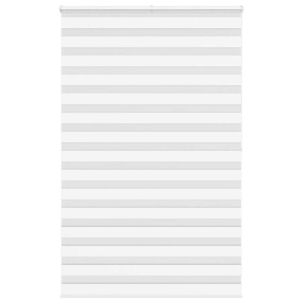Vidaxl Zebra roller blind 145x200 cm dust width 140.9 cm polyester white