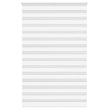 Vidaxl Zebra roller blind 145x200 cm dust width 140.9 cm polyester white