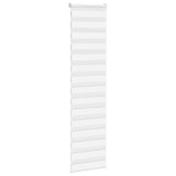 Vidaxl zebra válcový slepý 55x230 cm šířka tkaniny 50,9 cm polyester bílá