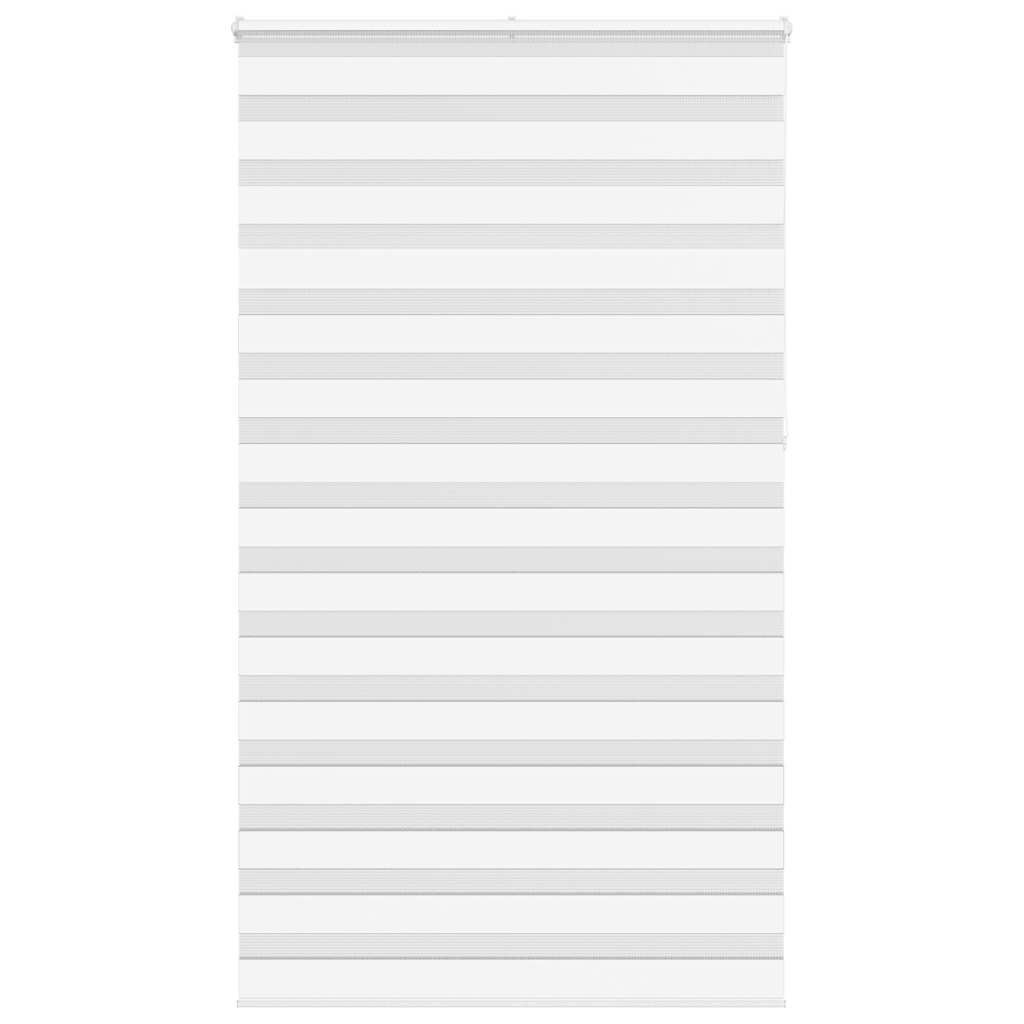 Vidaxl Zebra roller blind 125x230 cm Fabric width 120.9 cm Polyester White
