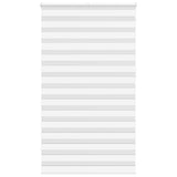 Vidaxl Zebra roller blind 125x230 cm Fabric width 120.9 cm Polyester White