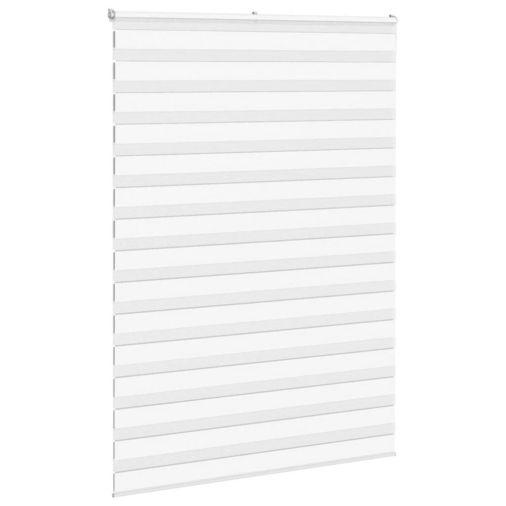 Vidaxl Zebra roller blind 155x230 cm Fabric width 150.9 cm Polyester White