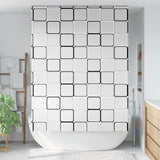 Vidaxl shower roller curtain 160x240 cm fabric width 156 cm