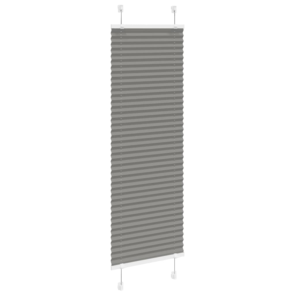 Vidaxl pleated roller blind 50x100 cm dust width 49.4 cm anthracite