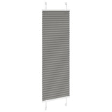 Vidaxl pleated roller blind 50x100 cm dust width 49.4 cm anthracite