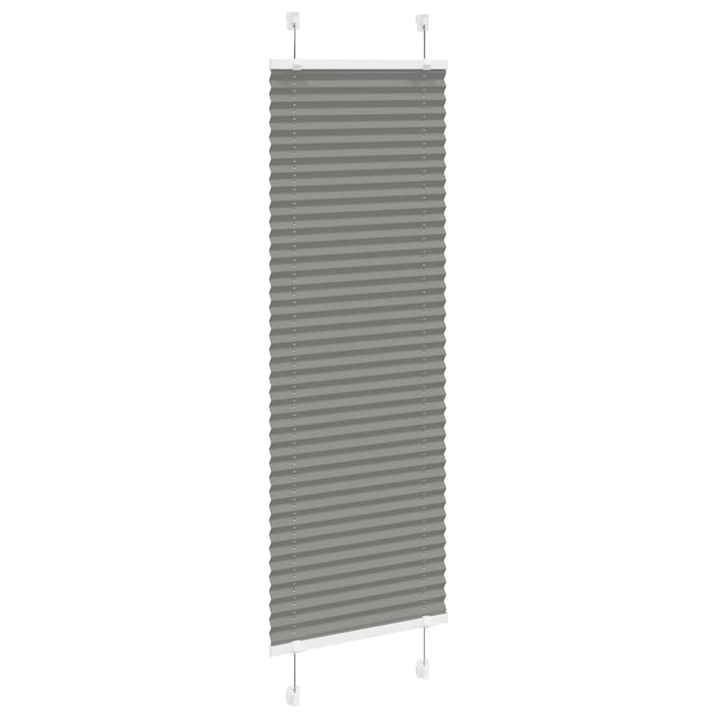 Vidaxl pleated roller blind 40x150 cm dust width 39.4 cm anthracite