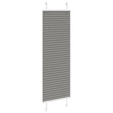Vidaxl pleated roller blind 40x150 cm dust width 39.4 cm anthracite