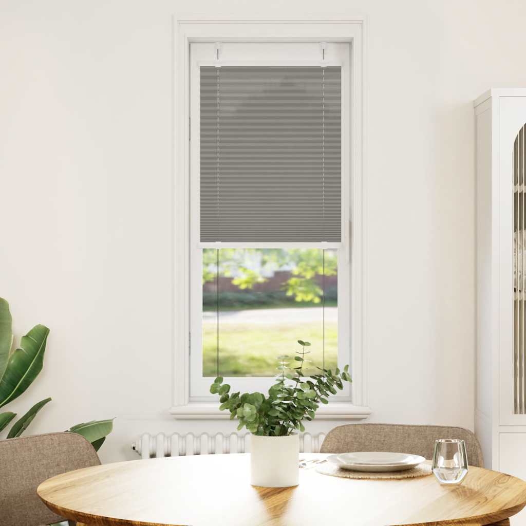 Vidaxl pleated roller blind 40x150 cm dust width 39.4 cm anthracite