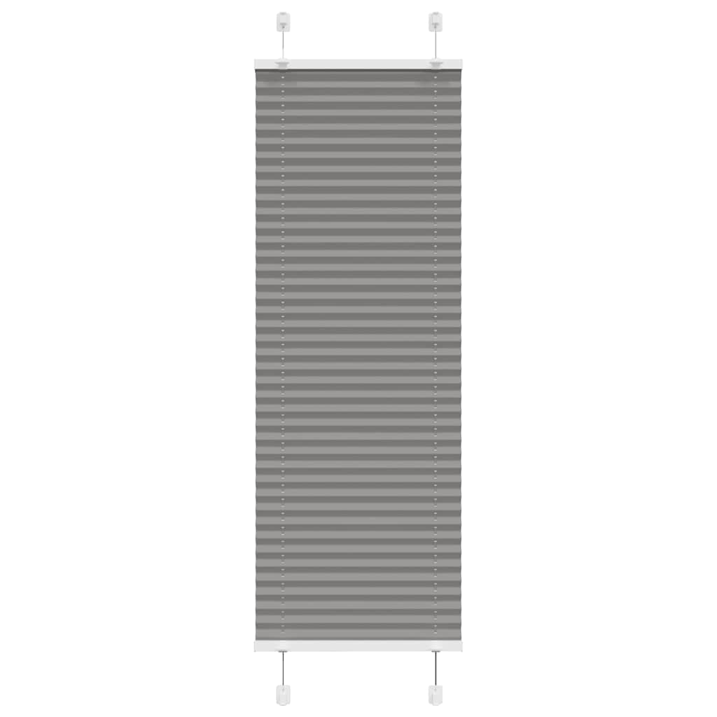 Vidaxl pleated roller blind 50x150 cm dust width 49.4 cm anthracite