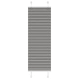 Vidaxl pleated roller blind 50x150 cm dust width 49.4 cm anthracite
