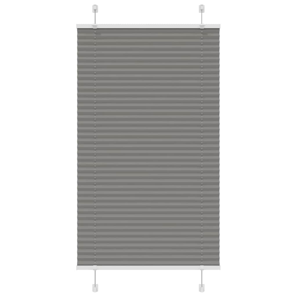 Vidaxl pleated roller blind 70x150 cm dust width 69.4 cm anthracite