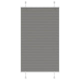 Vidaxl pleated roller blind 70x150 cm dust width 69.4 cm anthracite