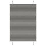 Vidaxl pleated roller blind 85x150 cm dust width 84.4 cm anthracite