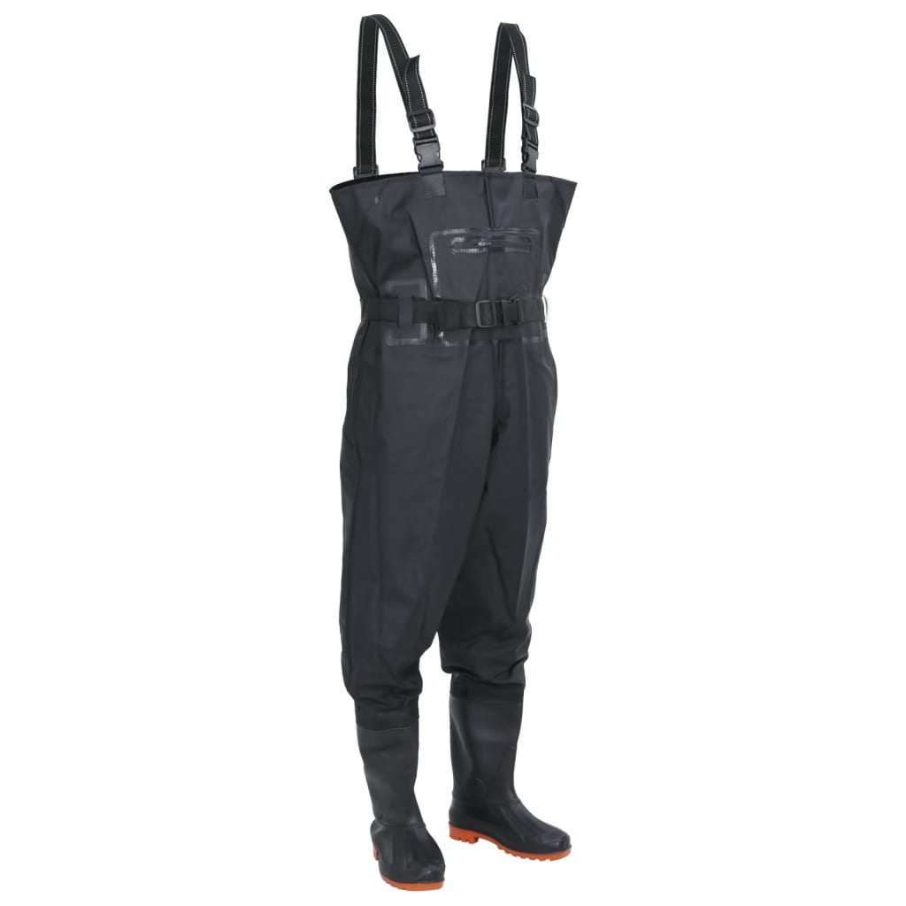 VidaXL Waadpak with boots and belt size 39 black