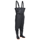 VidaXL Waadpak with boots and belt size 39 black